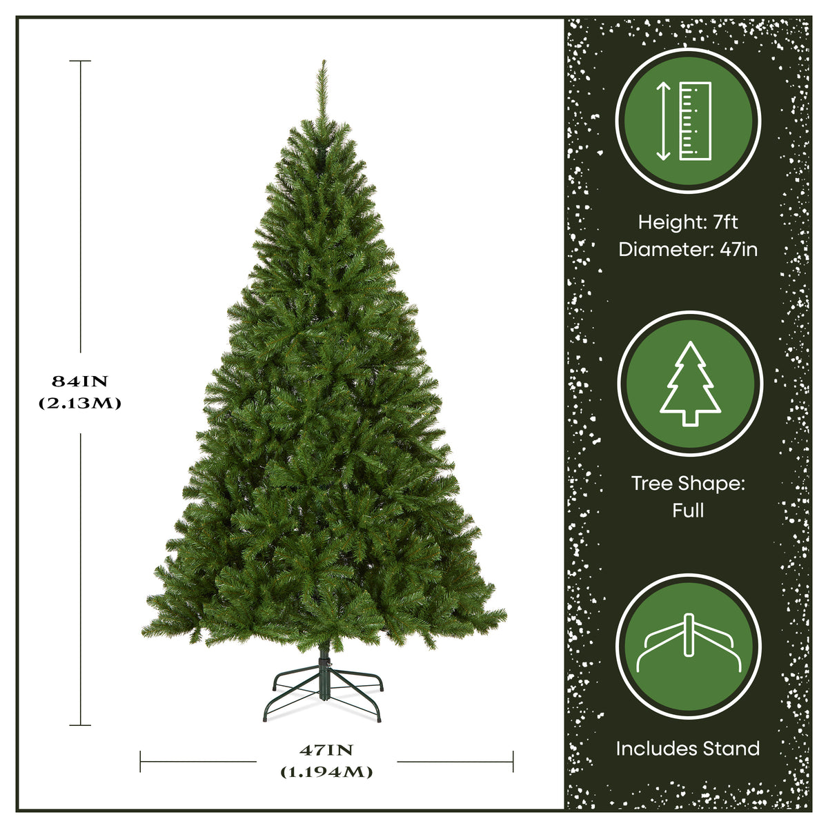 7 ft. North Valley Spruce Hinged Tree - National Tree Company