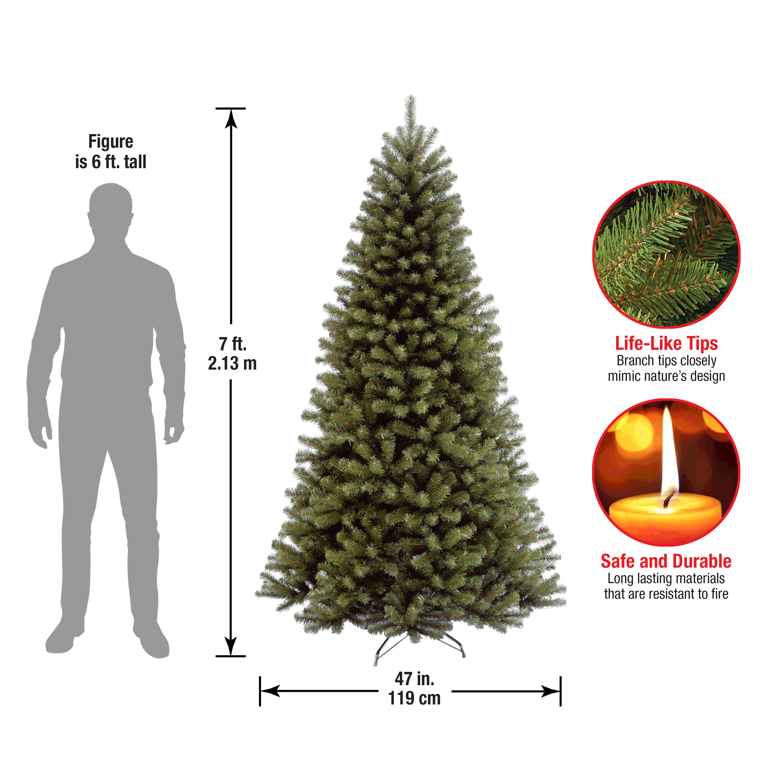 7 ft. North Valley Spruce Tree · National Tree Company