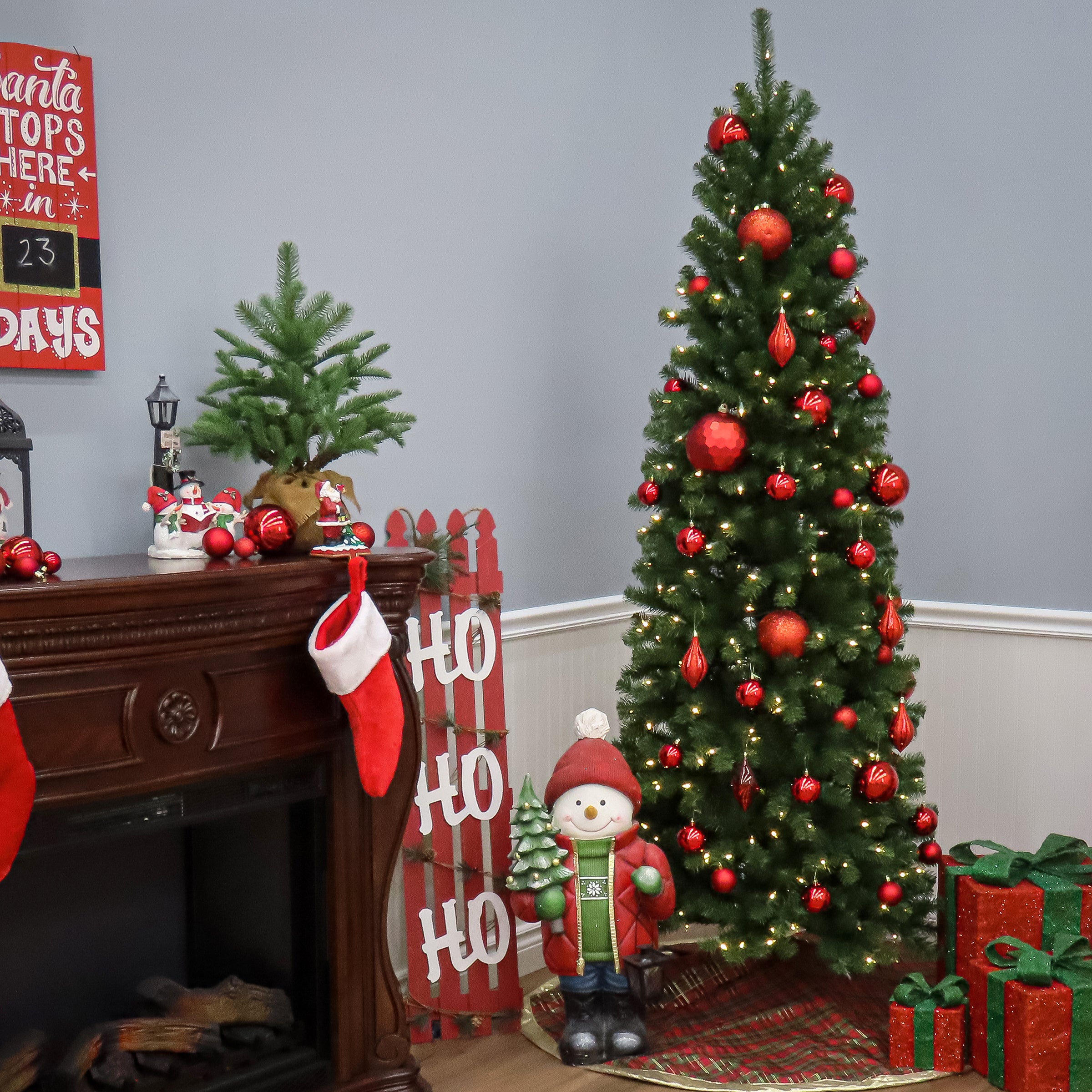 7 ft. North Valley Spruce Pencil Slim Tree · National Tree Company