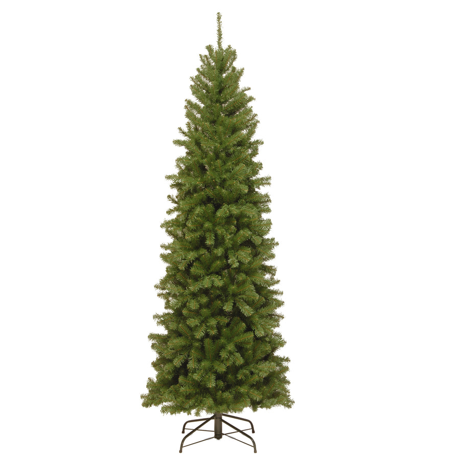 7.5 ft. North Valley Spruce Pencil Slim Hinged Tree - National Tree Company