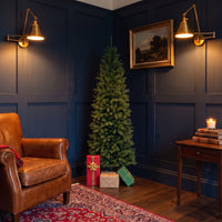 7.5 ft. North Valley Spruce Pencil Slim Hinged Tree - National Tree Company