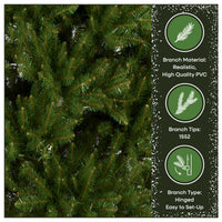 9 ft. North Valley Spruce Pencil Slim Hinged Tree - National Tree Company