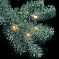 7.5 ft. Pre-Lit North Valley Spruce Blue Hinged Tree with Clear Lights - National Tree Company