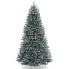 7.5 ft. Pre-Lit North Valley Spruce Blue Hinged Tree with Clear Lights - National Tree Company