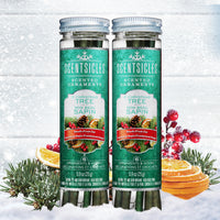 Scented Ornaments, 2- Pack- 6ct Bottle, O Christmas Tree, Fragrance-Infused Paper Sticks - National Tree Company