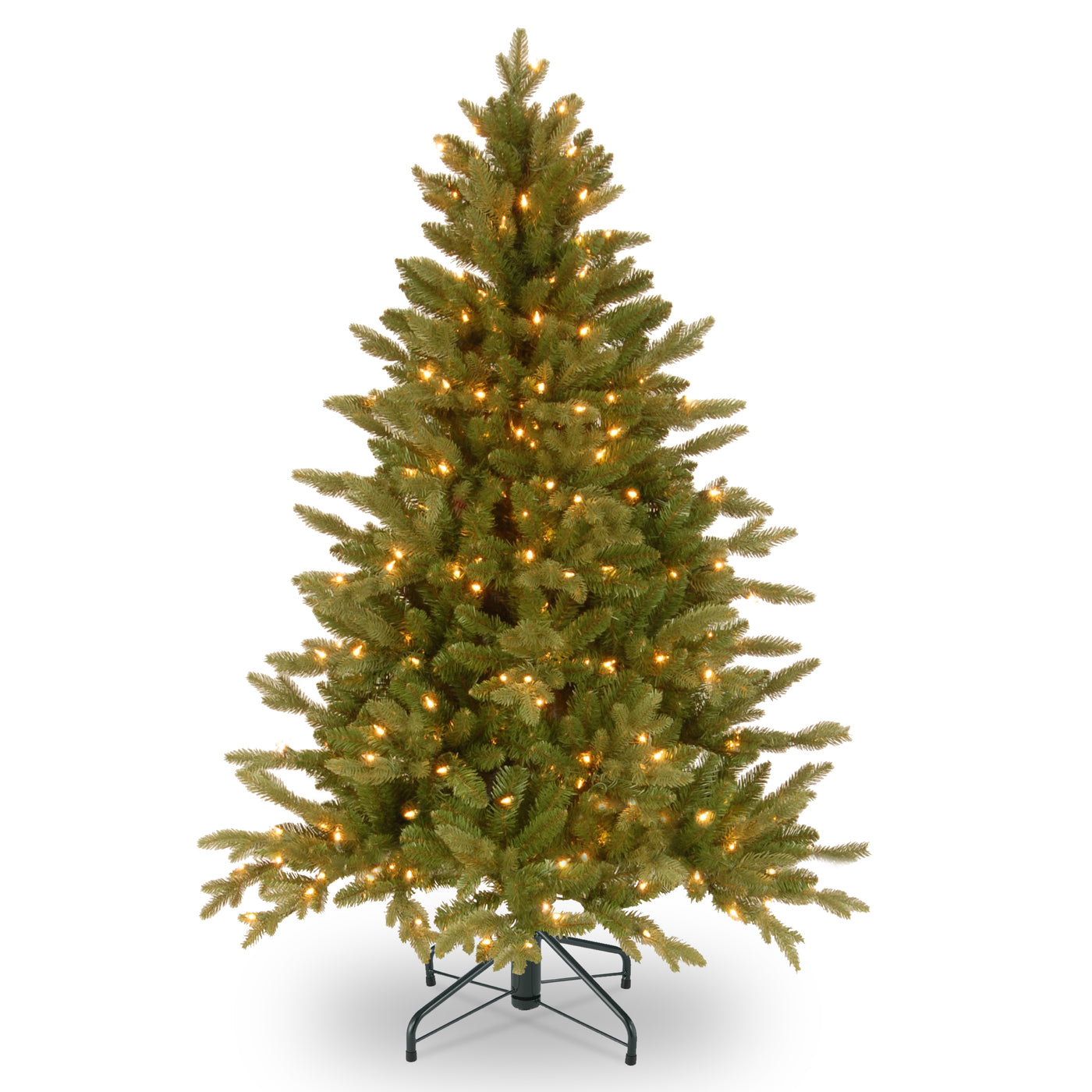 4.5 ft. Pre-Lit Avalon Spruce Medium Tree with Clear Lights - National Tree Company