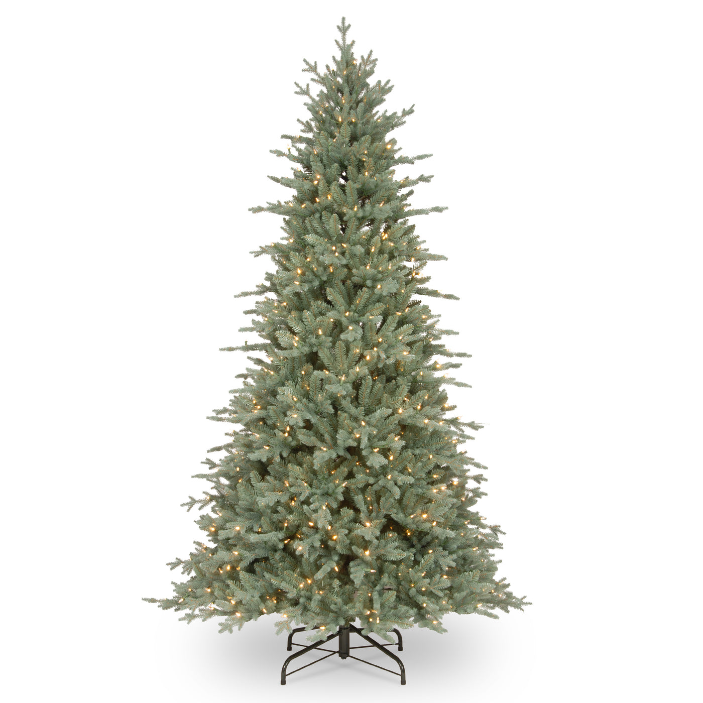 7.5 ft. Pre-Lit Buckingham Blue Spruce Tree - National Tree Company