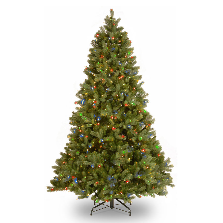 7.5 ft. Pre-Lit Bayberry Spruce with PowerConnect Multicolor Lights - National Tree Company