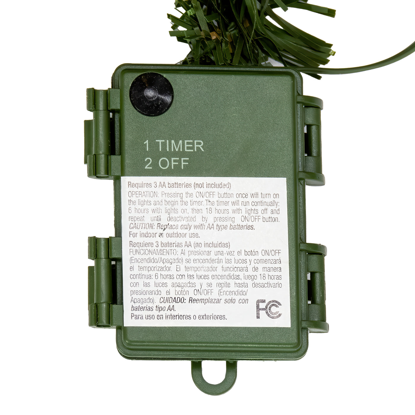 Pre-Lit Buzzard Pine Assortment Set of 1 Entrance Tree, 1 Wreath, 1 Garland, Plug-In - National Tree Company