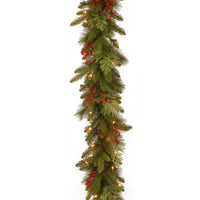 9 ft. Pre-Lit Classical Collection Garland with Clear Lights - National Tree Company