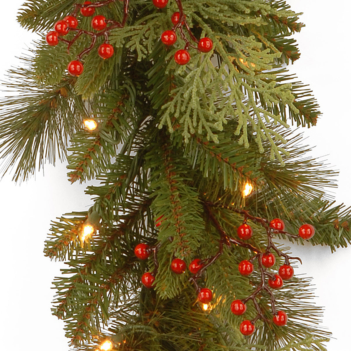 9 ft. Pre-Lit Classical Collection Garland with Clear Lights - National Tree Company