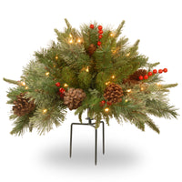 18 in. Colonial Fir Urn Filler with LED Lights - National Tree Company