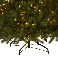 7.5 ft. Pre-Lit Downswept Douglas Fir Tree with Dual Color LED Lights - National Tree Company