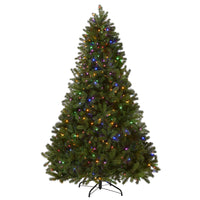 7.5 ft. Pre-Lit Downswept Douglas Fir Tree with Dual Color LED Lights - National Tree Company