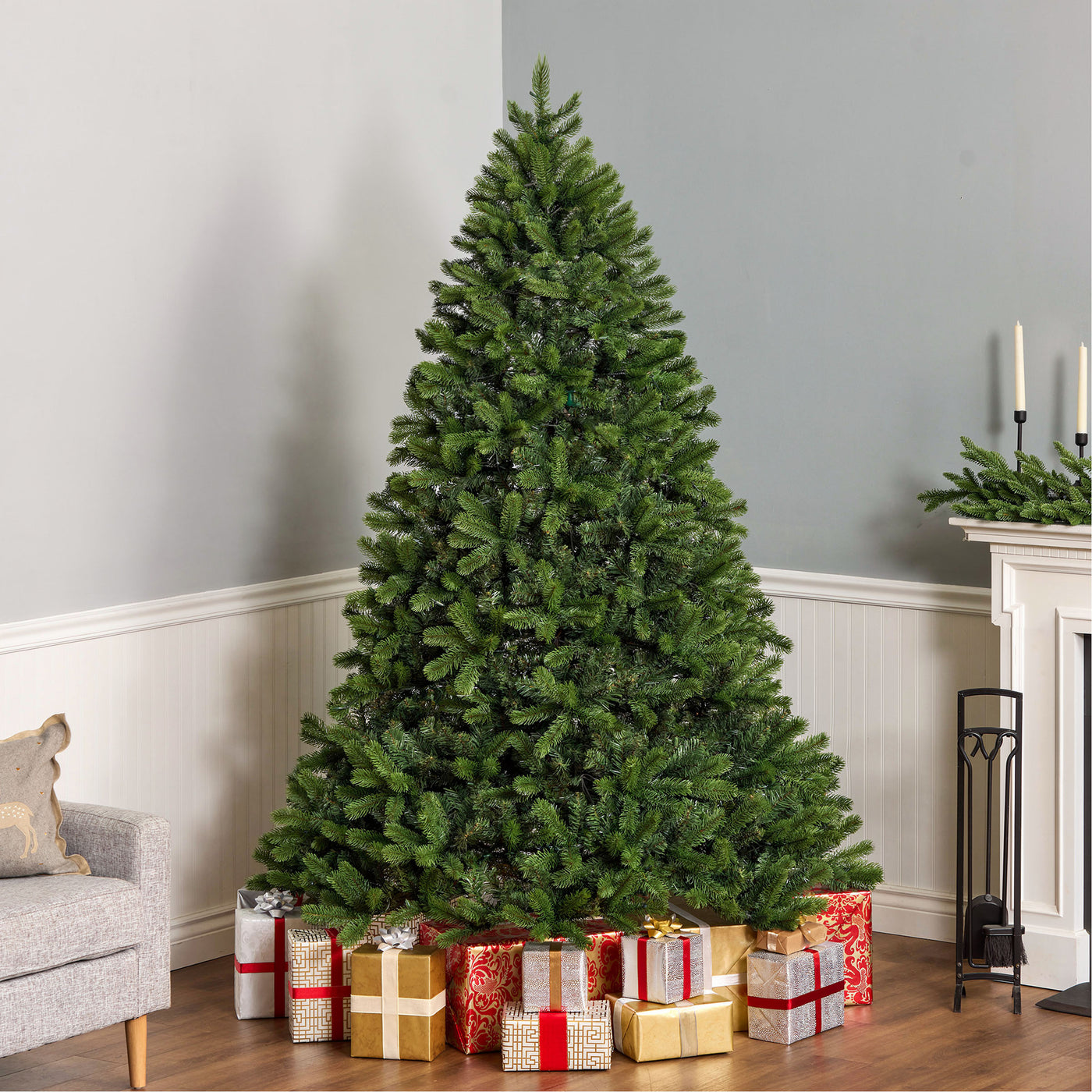 7 ft. Downswept Douglas Fir Hinged Tree - National Tree Company