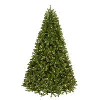 7.5 ft. Pre-Lit Downswept Douglas Fir Hinged Tree with 750 Dual Color LED Lights, Plug-In - National Tree Company