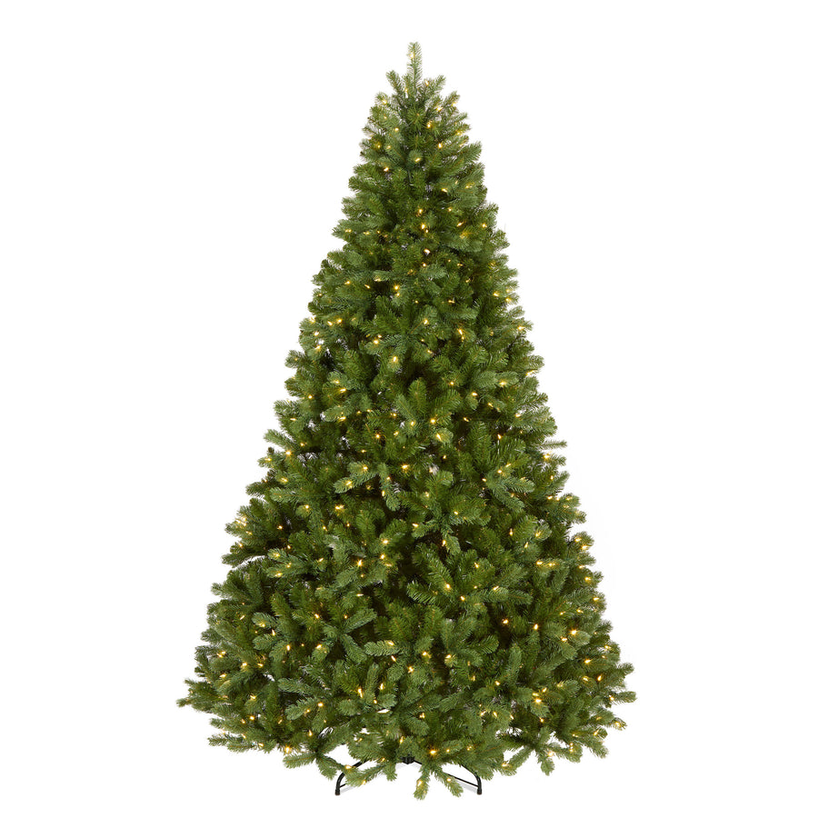 7.5 ft. Pre-Lit Downswept Douglas Fir Hinged Tree with 750 Dual Color LED Lights, Plug-In - National Tree Company