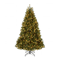 6 ft. Pre-Lit Downswept Douglas Fir Hinged Tree with Clear Lights, Plug-In - National Tree Company