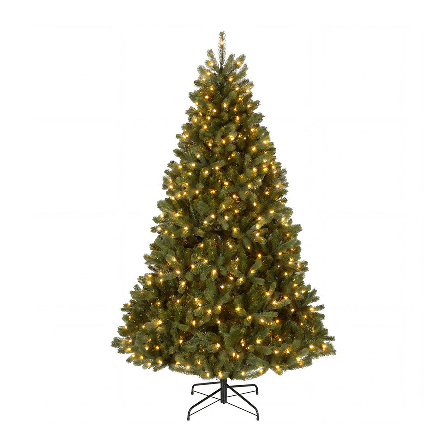 6 ft. Pre-Lit Downswept Douglas Fir Hinged Tree with Clear Lights, Plug-In - National Tree Company