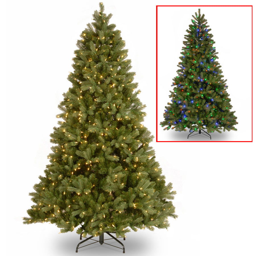 7.5 ft. Downswept Douglas Fir Tree with Dual Color LED Light - National Tree Company