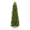 7.5 ft. Pre-Lit Downswept Douglas Fir Pencil Slim Hinged Tree with Clear Lights, Plug-In - National Tree Company