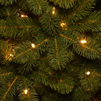 9 ft. Pre-Lit Downswept Douglas Fir Pencil Slim Tree with Clear Lights - National Tree Company