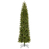 9 ft. Pre-Lit Downswept Douglas Fir Pencil Slim Hinged Tree with Clear Lights, Plug-In - National Tree Company