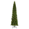 12 ft. Pre-Lit Downswept Douglas Fir Pencil Slim Tree with Dual Color LED Lights, Plug-In - National Tree Company