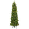 7.5 ft. Pre-Lit Downswept Douglas Fir Pencil Slim Hinged Tree with Dual Color LED Lights, Plug-In - National Tree Company