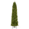 9 ft. Pre-Lit Downswept Douglas Fir Pencil Slim Hinged Tree with Dual Color LED Lights, Plug-In - National Tree Company