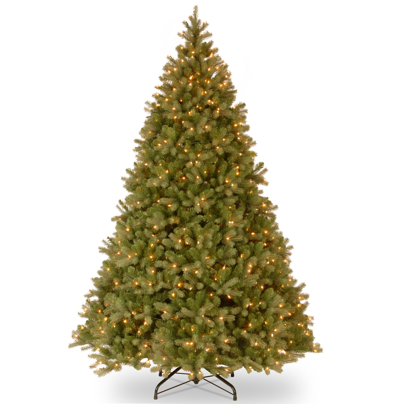 8.5ft. Pre-Lit Downswept Douglas Fir Memory-Shape Tree with PowerConnect Warm White LED Lights - National Tree Company