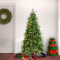 6 ft. Pre-Lit Duxbury Feel Real Tree with LED Lights - National Tree Company