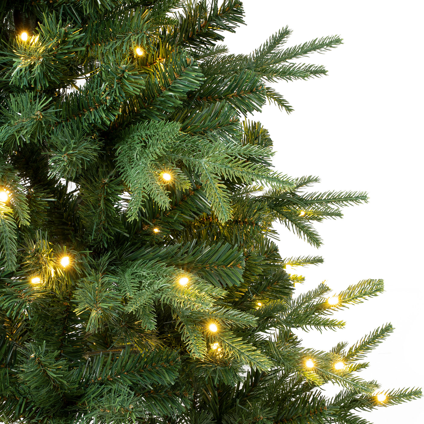 6 ft. Pre-Lit Duxbury Feel Real Tree with LED Lights - National Tree Company