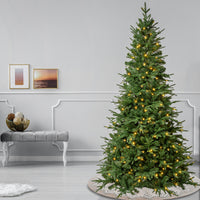 7.5 ft. Pre-Lit Duxbury Mix  Feel Real Tree with Warm White LED Lights - National Tree Company