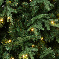 7.5 ft. Pre-Lit Duxbury Mix  Feel Real Tree with Warm White LED Lights - National Tree Company