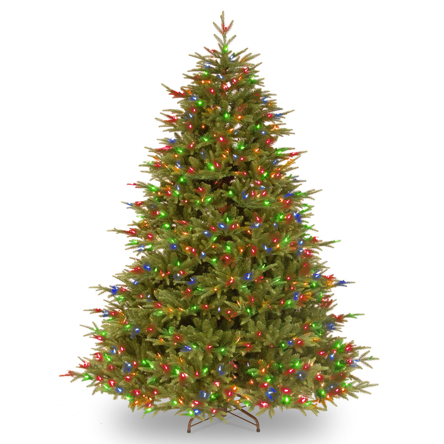 6.5 ft. Pre-Lit Deluxe Fraser Fir Tree with Multicolor LED Lights - National Tree Company