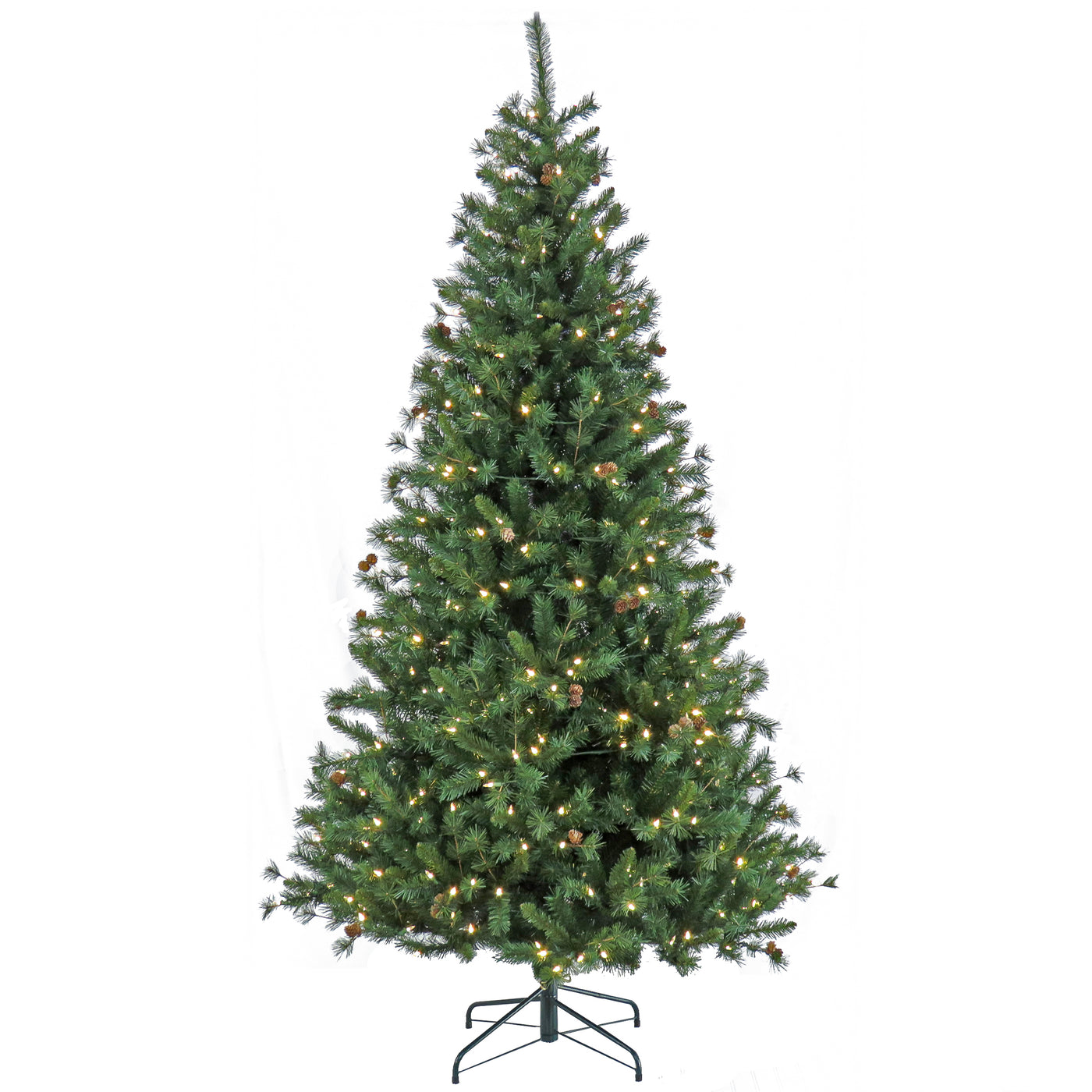 7.5 ft. Pre-Lit Cedar Spruce Tree with LED Lights - National Tree Company