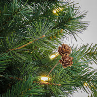 7.5 ft. Pre-Lit Cedar Spruce Tree with LED Lights, Plug-In - National Tree Company