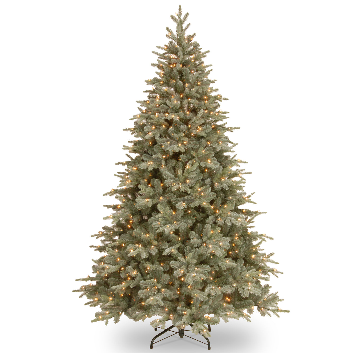 7.5 ft. Pre-Lit Arctic Spruce Frosted Tree with Clear Lights - National Tree Company