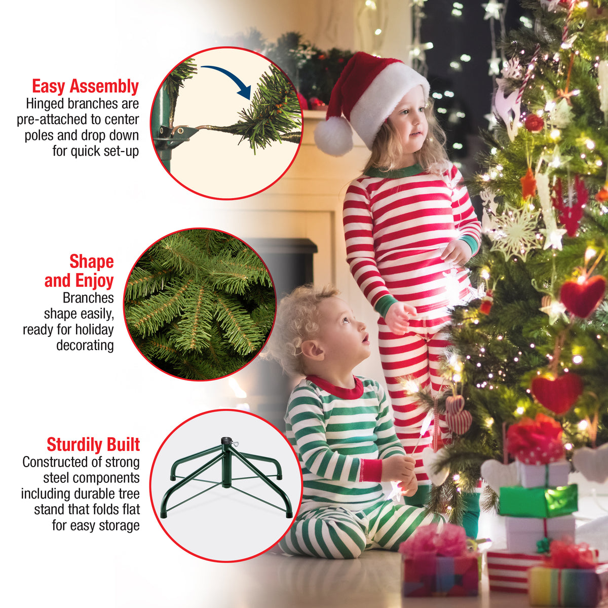 9 ft. Pre-Lit Frasier Grande Tree with Clear Lights - National Tree Company