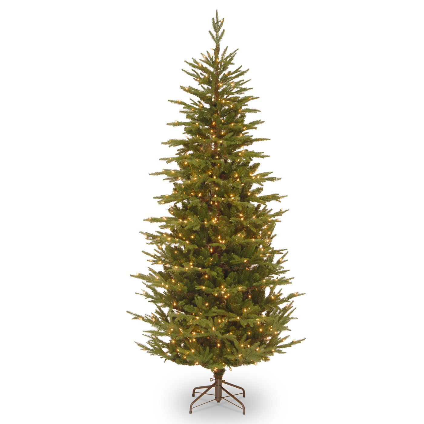 7.5 ft. Pre-Lit Fraser Grande Slim Tree with Clear Lights - National Tree Company