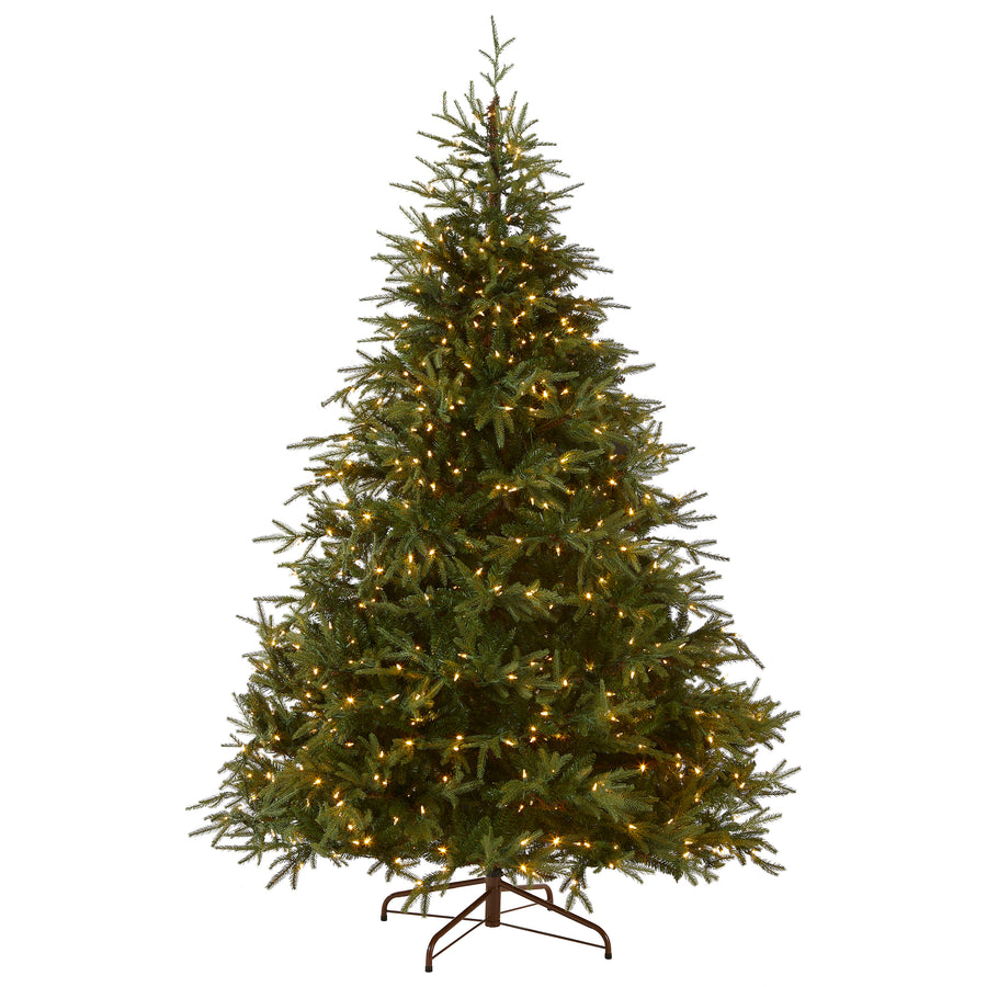 6.5 ft. Pre-Lit Fraser Grande Tree with Dual Color LED Lights - National Tree Company