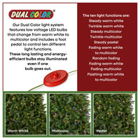 7.5 ft. Pre-Lit Fraser Grande Slim Tree with Dual Color LED Lights - National Tree Company