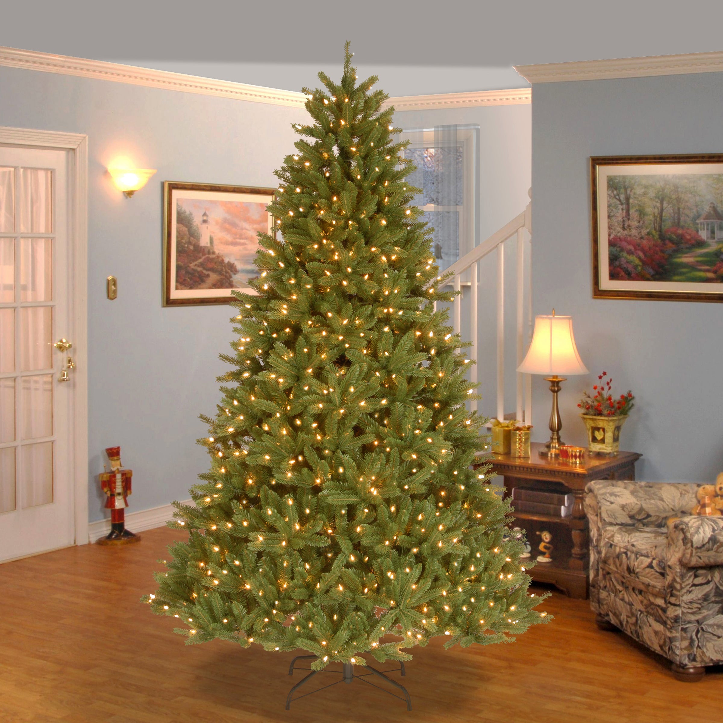 National Tree Company Reinaissance 7.5' hotsell Christmas Tree With Glitter And Clear Li