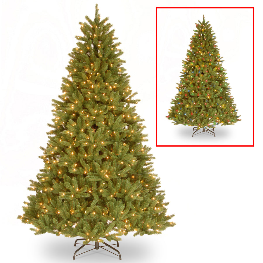 9 ft. Pre-Lit Grande Fir Tree with Dual Color LED Lights - National Tree Company