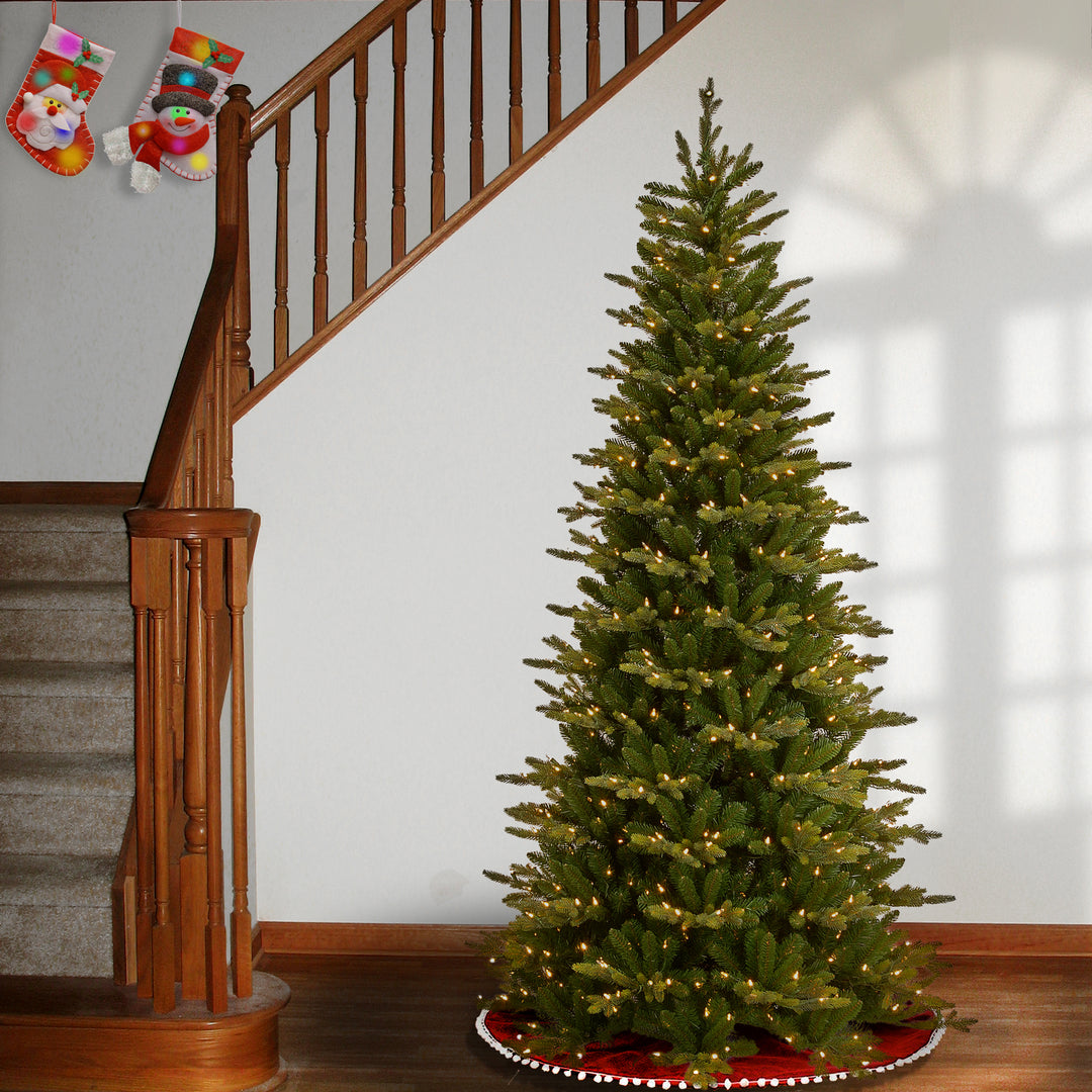 7.5 ft PowerConnect(TM) Glen Ridge Slim Spruce with Clear Lights