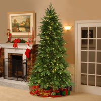 7.5 ft. Pre-Lit Green River Spruce Tree with Dual Color LED Lights - National Tree Company