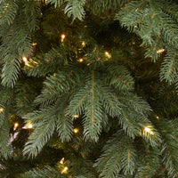 7.5 ft. Pre-Lit Green River Spruce Tree with Dual Color LED Lights - National Tree Company