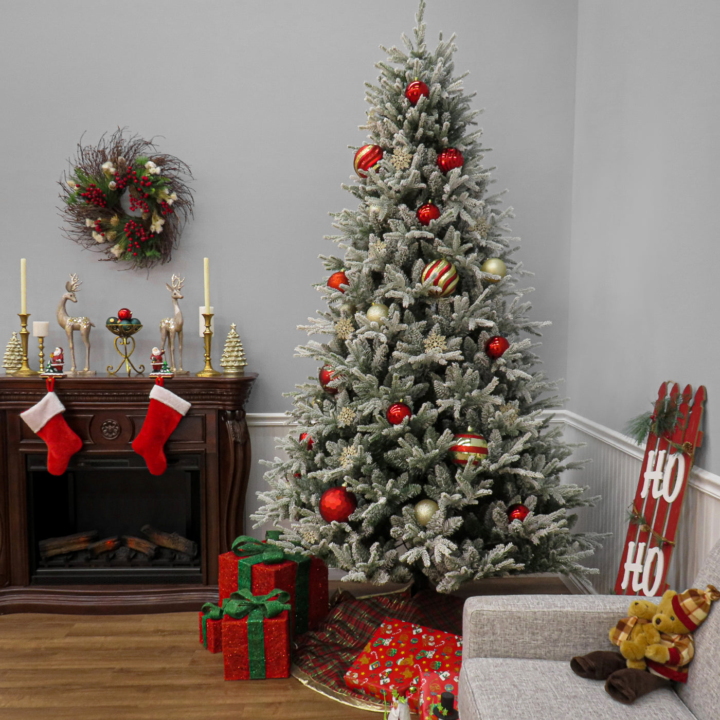 10ft. Holliston Hinged Tree - National Tree Company