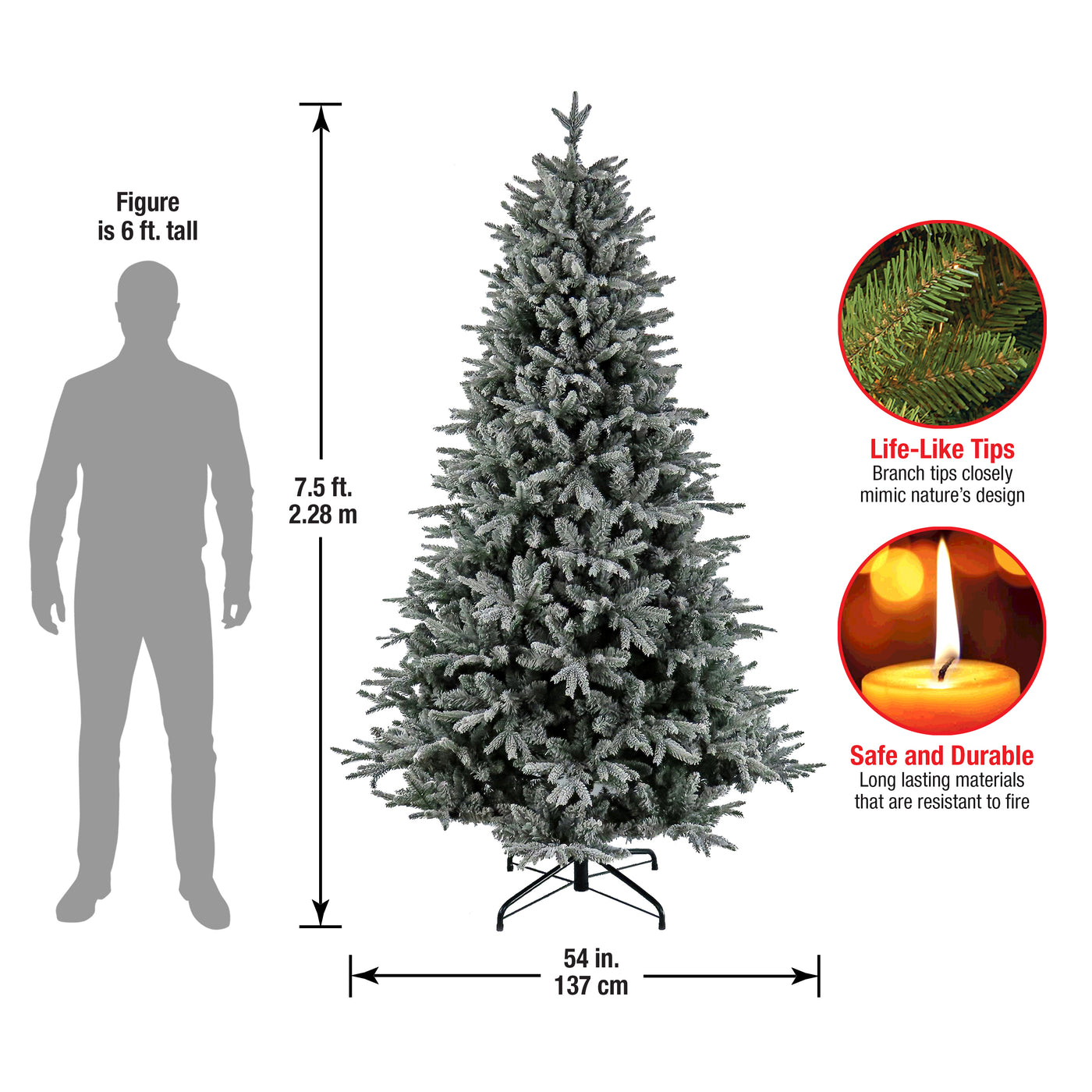 7.5 ft. Holliston Tree - National Tree Company